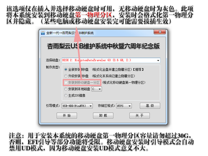 杏雨梨云USB维护系统中秋暨六周年纪念版