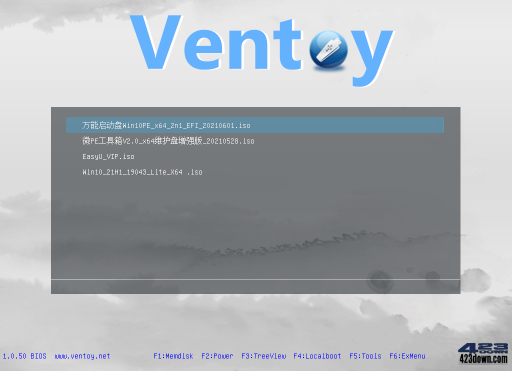 Ventoy中文版(装机神器U盘启动工具)v1.1.10