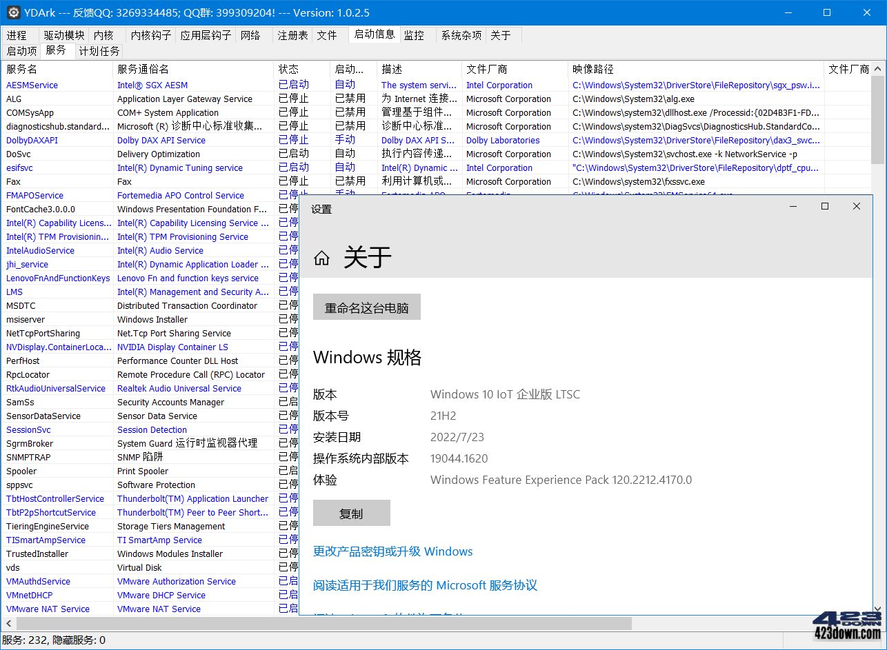 YDArk(ARK工具) v1.0.3.3 x64 系统内核工具