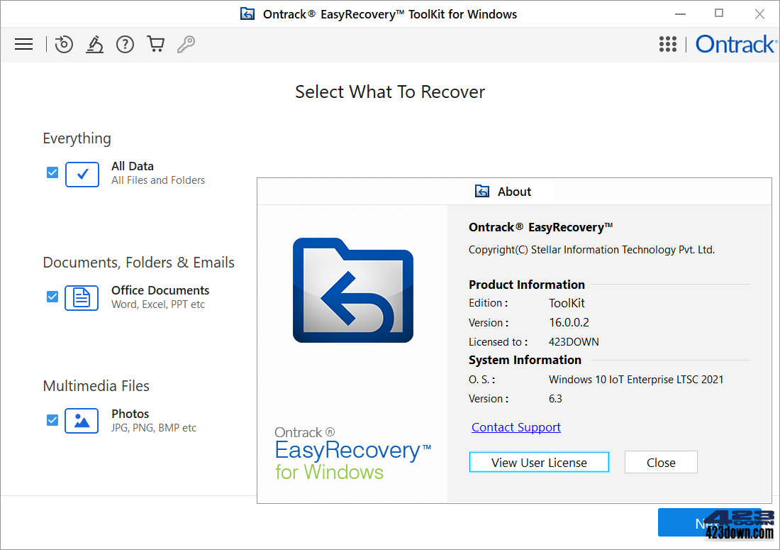 EasyRecovery数据恢复软件V16.0.0.8 破解版