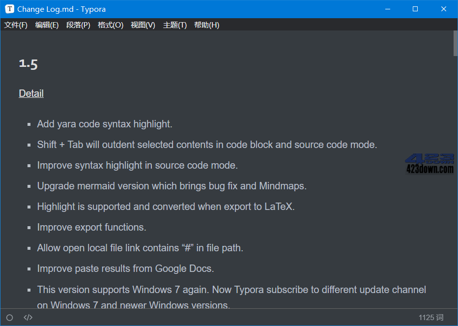 Markdown编辑器Typora 1.11.6 中文破解版