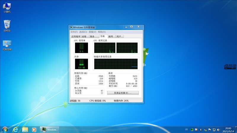 不忘初心Win7 SP1 v7601.28064 纯净精简版