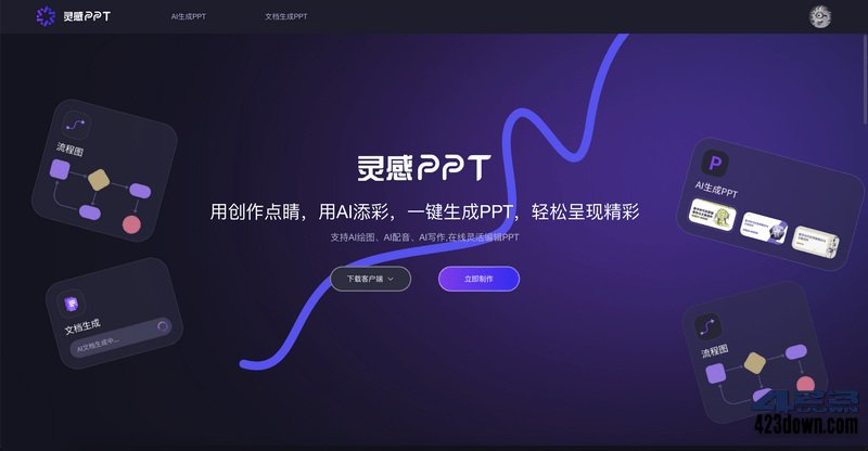 很变态!在线免费Ai绘图,一键生成PPT的AI工具